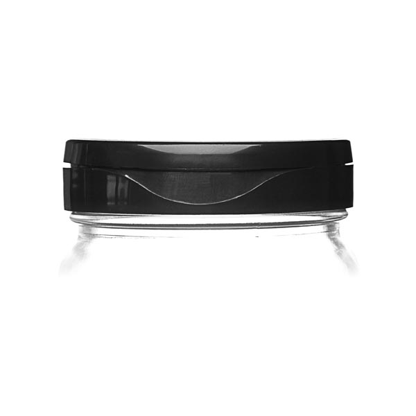 70-400 BLACK PP SMOOTH SIDE / SMOOTH TOP PCR-BASED WIDE MOUTH FLIP TOP CLOSURE-detail image