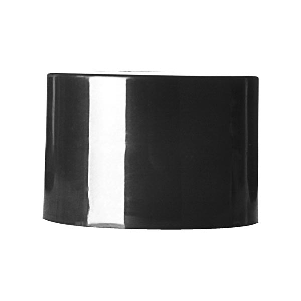 24-410 BLACK PP SMOOTH SIDE / SMOOTH TOP 2" PCR-BASED DISC TOP CLOSURE-detail image