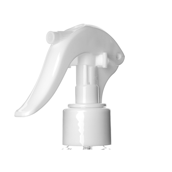 24-410 WHITE SMOOTH SIDE MINI TRIGGER SPRAYER - 181MM DIP TUBE LENGTH