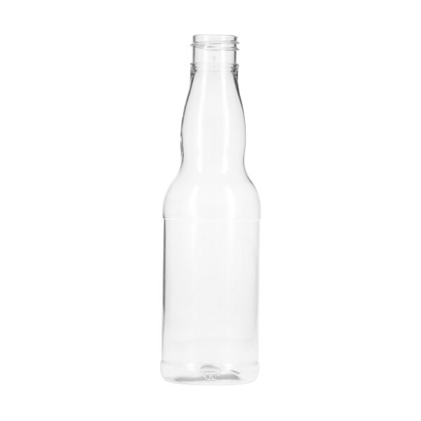 180ML CLEAR PET 30 PERCENT PCR SALSERA ROUND - 24-410 NECK FINISH