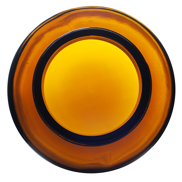 500CC AMBER WIDE MOUTH ROUND EURO - 53-400 NECK-detail image