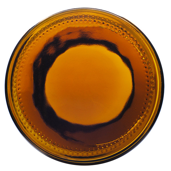 500CC AMBER WIDE MOUTH ROUND EURO - 53-400 NECK-detail image