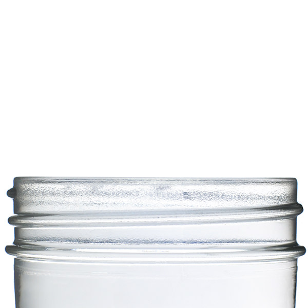 4OZ FLINT GLASS JELLY JAR TAPERED ROUND  WITH 70-450 NECK FINISH-detail image