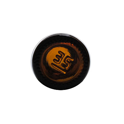 6CC AMBER GLASS WIDE MOUTH ROUND  WITH 20-405 NECK FINISH-detail image