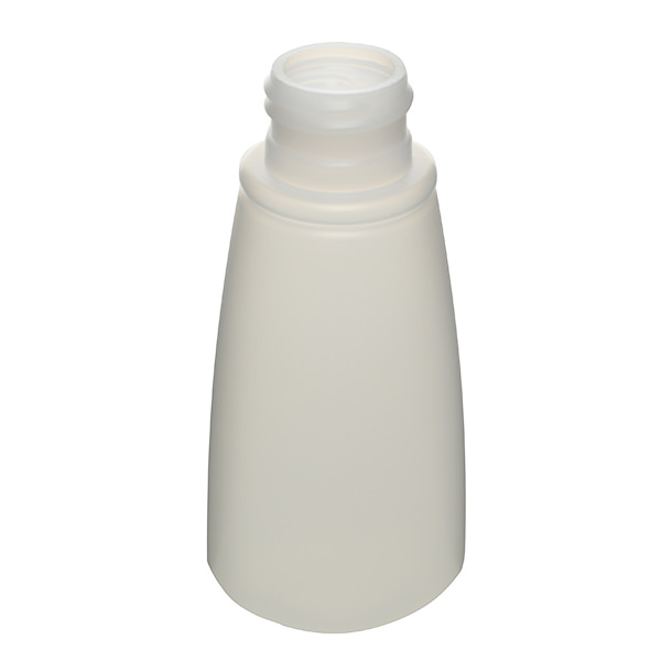  2.5OZ NATURAL HDPE SLOPED OVAL  WITH 24-410 NECK FINISH