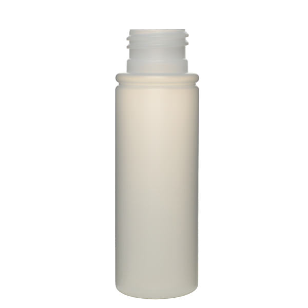  2.5OZ NATURAL HDPE SLOPED OVAL  WITH 24-410 NECK FINISH-detail image