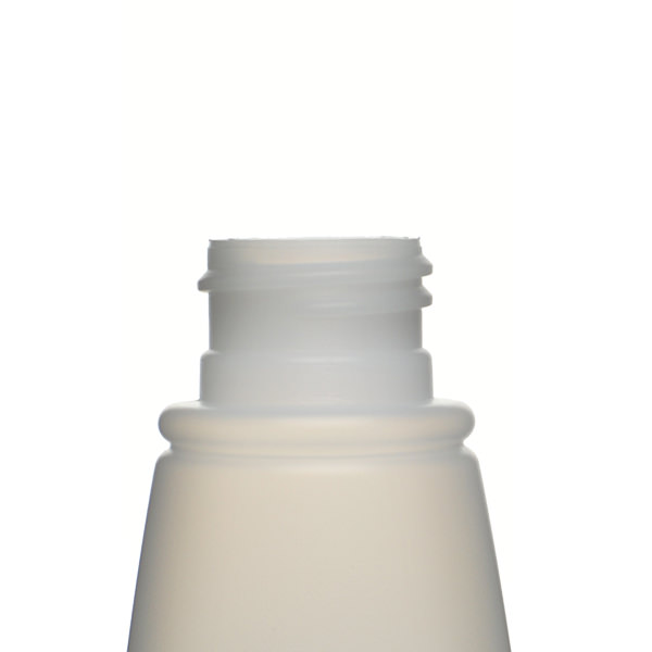 2.5OZ NATURAL HDPE SLOPED OVAL  WITH 24-410 NECK FINISH-detail image