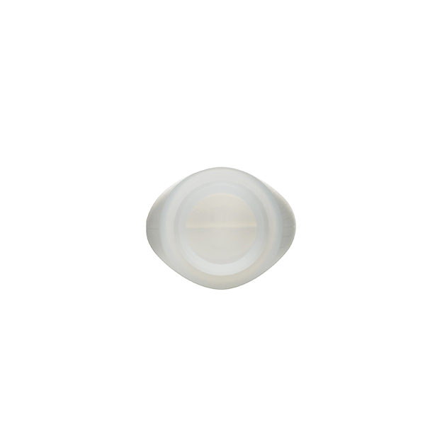  2.5OZ NATURAL HDPE SLOPED OVAL  WITH 24-410 NECK FINISH-detail image