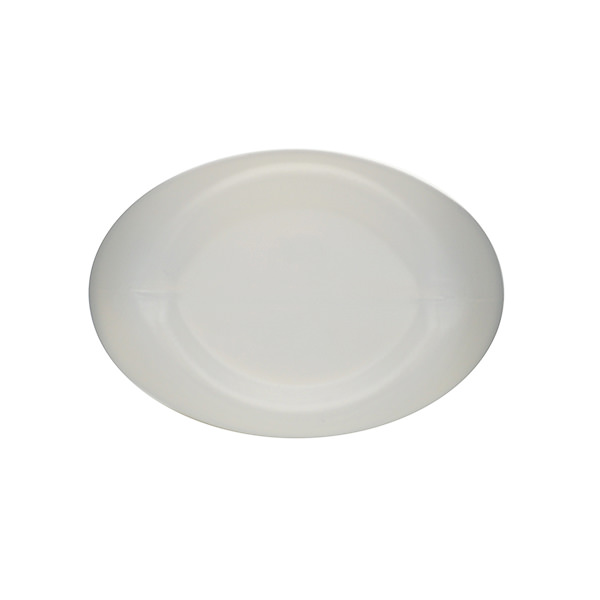  2.5OZ NATURAL HDPE SLOPED OVAL  WITH 24-410 NECK FINISH-detail image