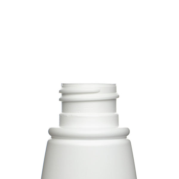 2.5OZ WHITE HDPE SLOPED OVAL  WITH 24-410 NECK FINISH-detail image