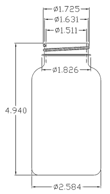 300CC COBALT BLUE PACKER ROUND PET PLASTIC BOTTLE - 45 400 NECK-detail image