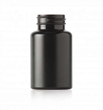 150CC WHITE PACKER ROUND HDPE PLASTIC BOTTLE - 38 400 NECK