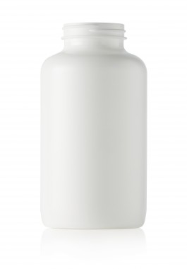 785CC WHITE PACKER ROUND HDPE PLASTIC BOTTLE - 53 400 NECK