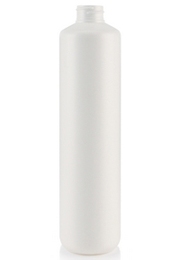 946.35CC NATURAL SHORT CYLINDER ROUND HDPE PLASTIC BOTTLE - 38 400 NECK