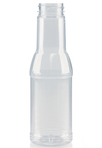 355CC CLEAR CLEAR ROUND ROUND PET PLASTIC BOTTLE - 38 400 NECK