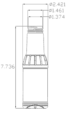 355CC CLEAR CLEAR ROUND ROUND PET PLASTIC BOTTLE - 38 400 NECK-detail image