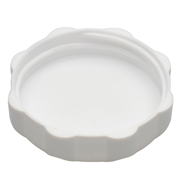 45MM WHITE LARGE RIB PP EZ-GRIP CLOSURE-detail image