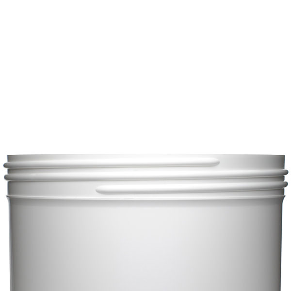 32OZ WHITE STRAIGHT SIDED PLASTIC ROUND JAR - 120-400 NECK-detail image