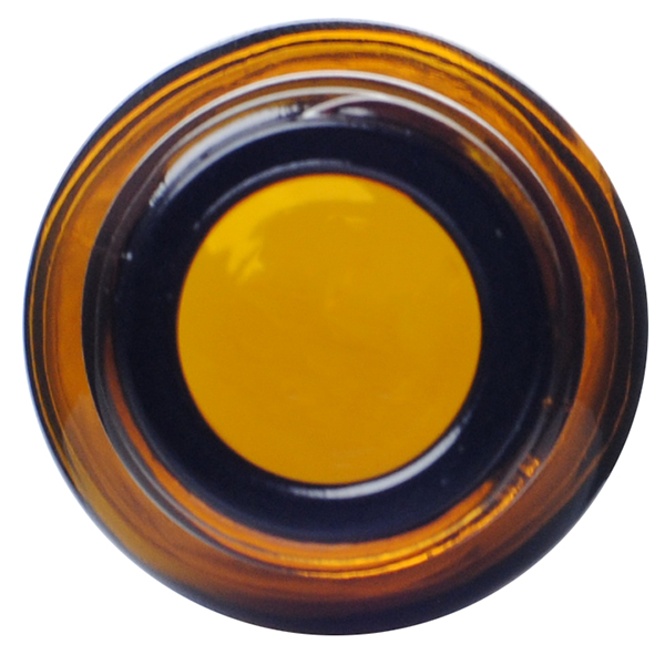 10CC AMBER WIDE MOUTH PACKER GLASS BOTTLE - 20-405 NECK-detail image