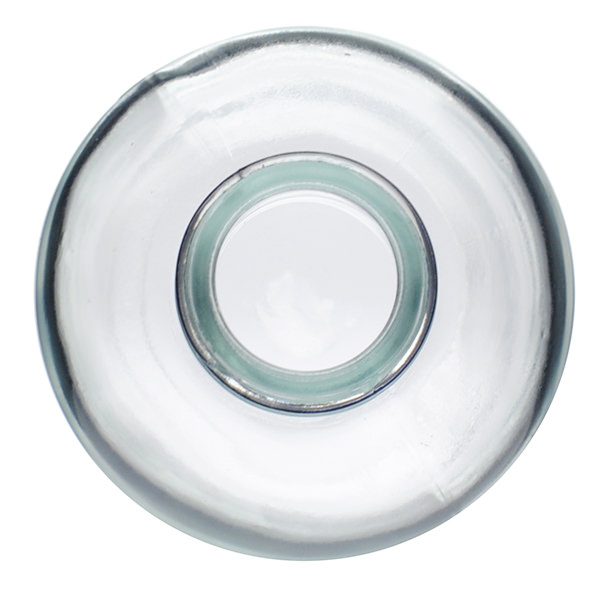 4OZ FLINT BOSTON ROUND GLASS BOTTLE - 22-405 NECK-detail image