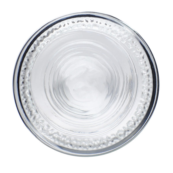 4OZ FLINT BOSTON ROUND GLASS BOTTLE - 22-405 NECK-detail image