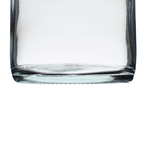 8OZ FLINT BOSTON ROUND GLASS BOTTLE - 24-405 NECK-detail image