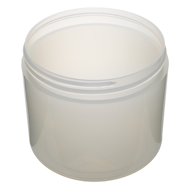 12oz White Jar with White Lid