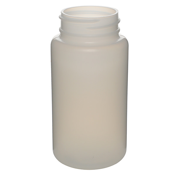 120CC NATURAL WIDE MOUTH ROUND HDPE WITH 38-400 NECK FINISH