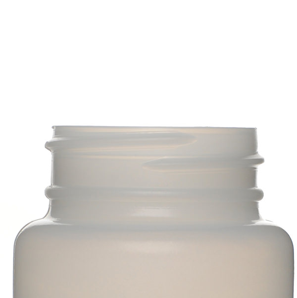 120CC NATURAL WIDE MOUTH ROUND HDPE WITH 38-400 NECK FINISH-detail image
