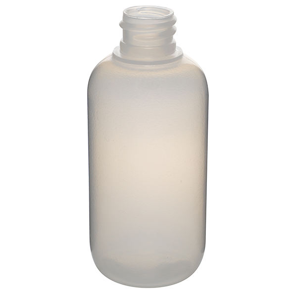 2OZ NATURAL BOSTON ROUND LDPE WITH 18-410 NECK FINISH