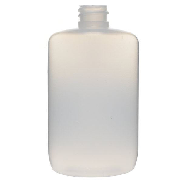 2OZ NATURAL STRAIGHT-SIDED OVAL LDPE WITH 18-410 NECK FINISH-detail image