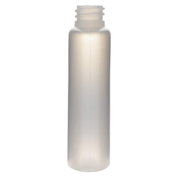 2OZ NATURAL STRAIGHT-SIDED OVAL LDPE WITH 18-410 NECK FINISH-detail image