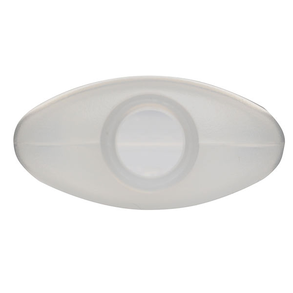 2OZ NATURAL STRAIGHT-SIDED OVAL LDPE WITH 18-410 NECK FINISH-detail image