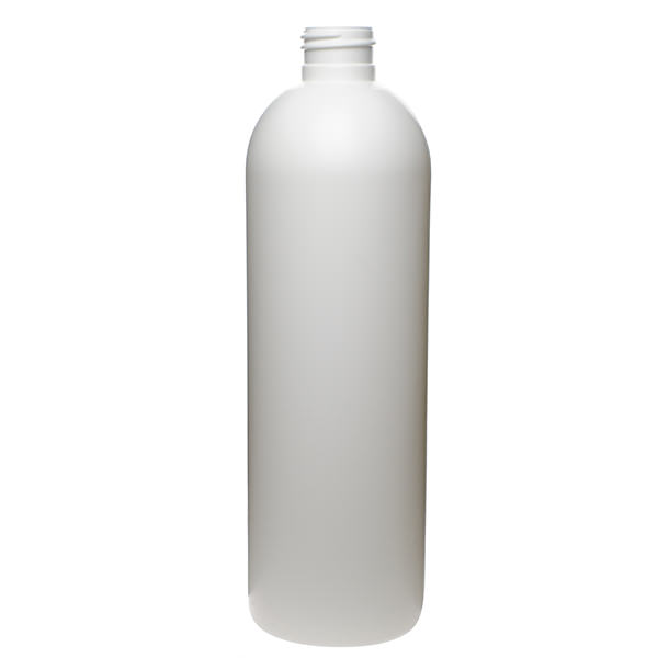 12OZ WHITE HDPE LEXINGTON ROUND - 24-410 NECK-detail image