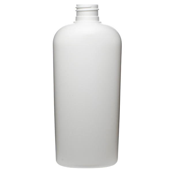 8OZ WHITE HDPE CLASSIC OVAL - 24-410 NECK-detail image