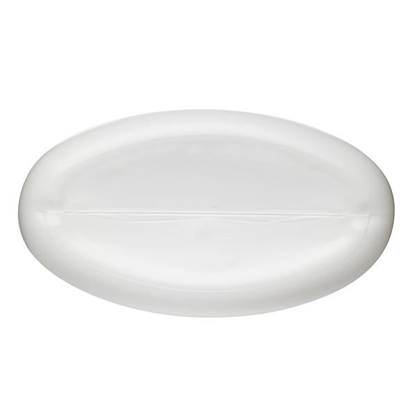 8OZ WHITE HDPE CLASSIC OVAL - 24-410 NECK-detail image