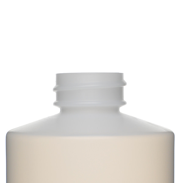 16OZ NATURAL REGULAR CYLINDER HDPE WITH 28-400 NECK FINISH-detail image