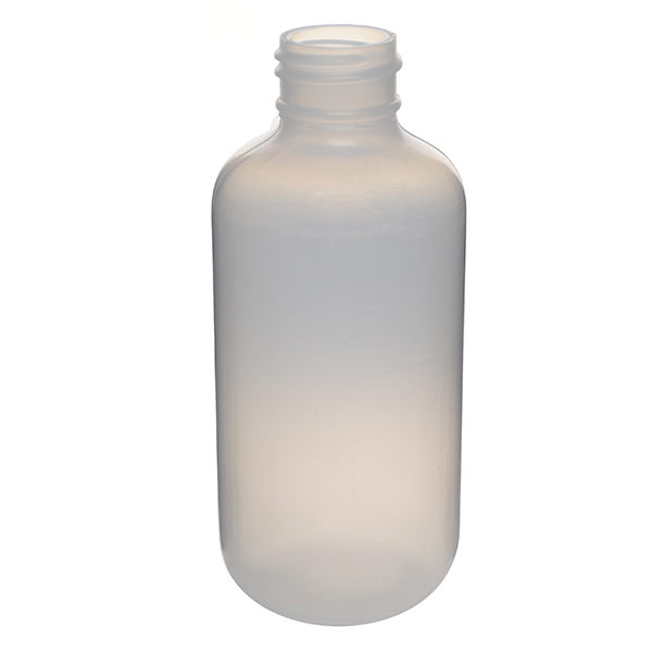4OZ NATURAL BOSTON ROUND LDPE WITH 24-410 NECK FINISH