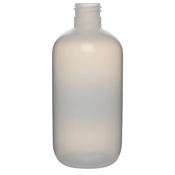 8OZ NATURAL BOSTON ROUND LDPE WITH 24-410 NECK FINISH-detail image