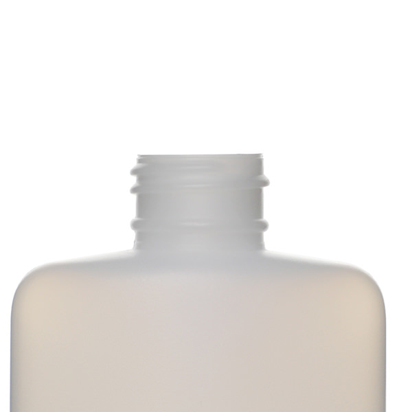 4OZ NATURAL STRAIGHT-SIDED OVAL HDPE WITH 24-410 NECK FINISH-detail image