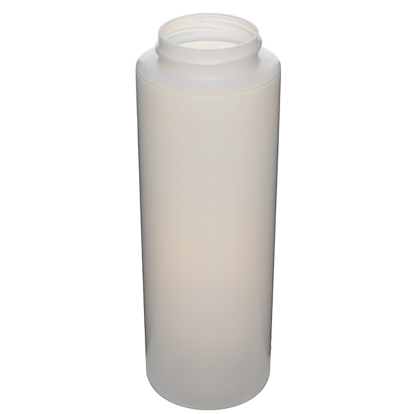 8OZ NATURAL REGULAR CYLINDER HDPE WITH 38-400 NECK FINISH