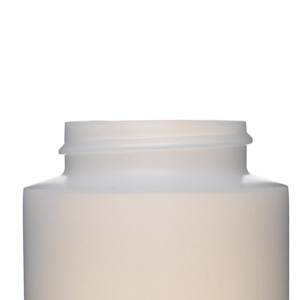 8OZ NATURAL REGULAR CYLINDER HDPE WITH 38-400 NECK FINISH-detail image