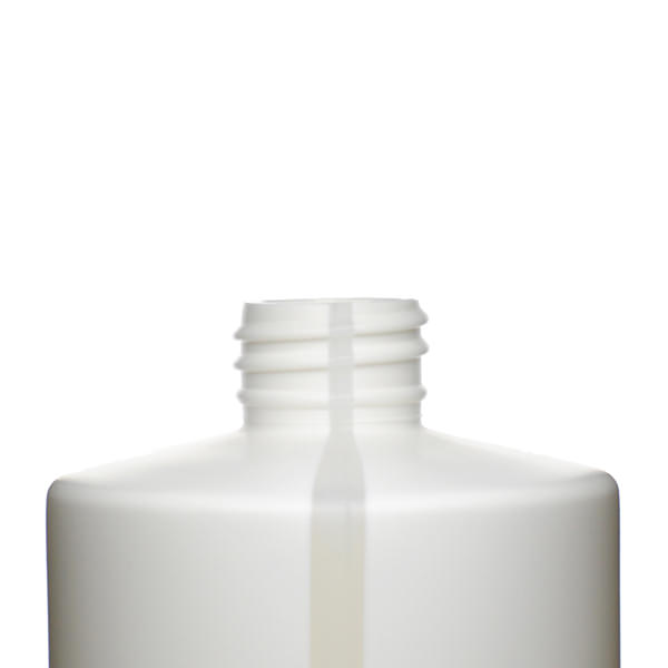 32OZ WHITE HDPE WINDOW STRIPE CYLINDER ROUND  WITH 28-410 NECK FINISH-detail image