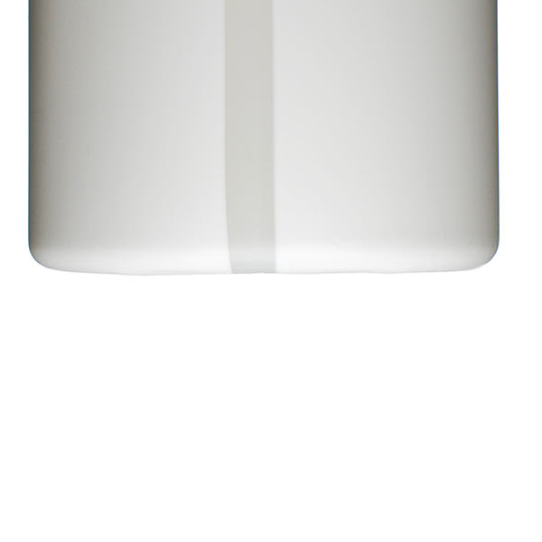 32OZ WHITE HDPE WINDOW STRIPE CYLINDER ROUND  WITH 28-410 NECK FINISH-detail image