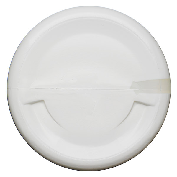32OZ WHITE HDPE WINDOW STRIPE CYLINDER ROUND  WITH 28-410 NECK FINISH-detail image