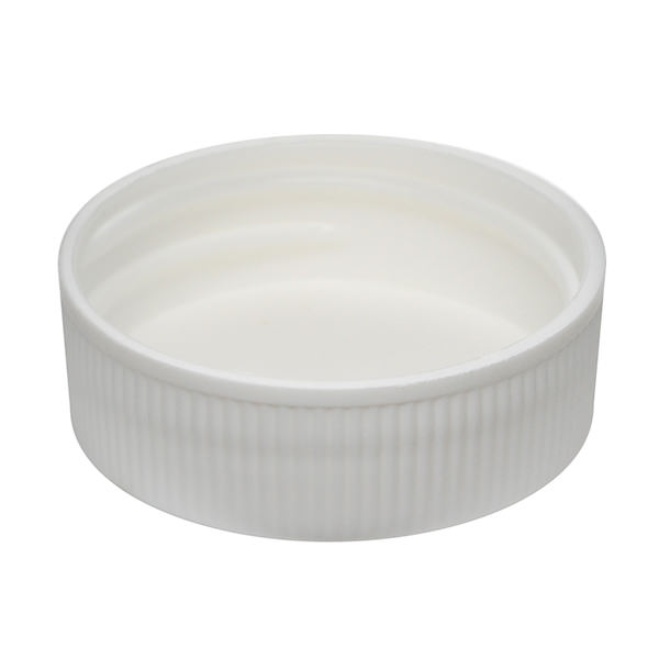 33-400 WHITE SHALLOW FLAT SEAL FINE RIB / SMOOTH TOP PP-detail image