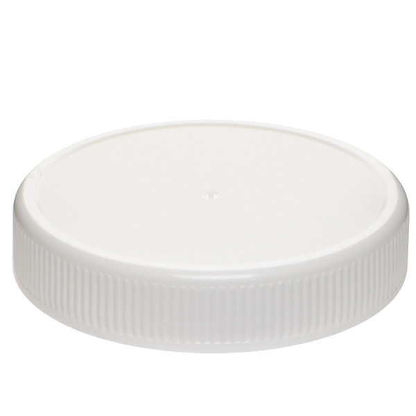 53-400 WHITE SHALLOW FLAT SEAL FINE RIB / MATTE TOP PP