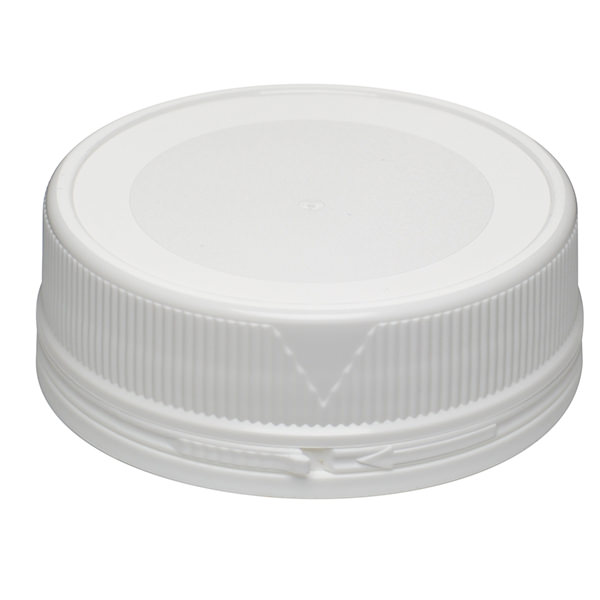 58-400 WHITE TE LIP SEAL FINE RIB / MATTE CENTER / SMOOTH RING PP