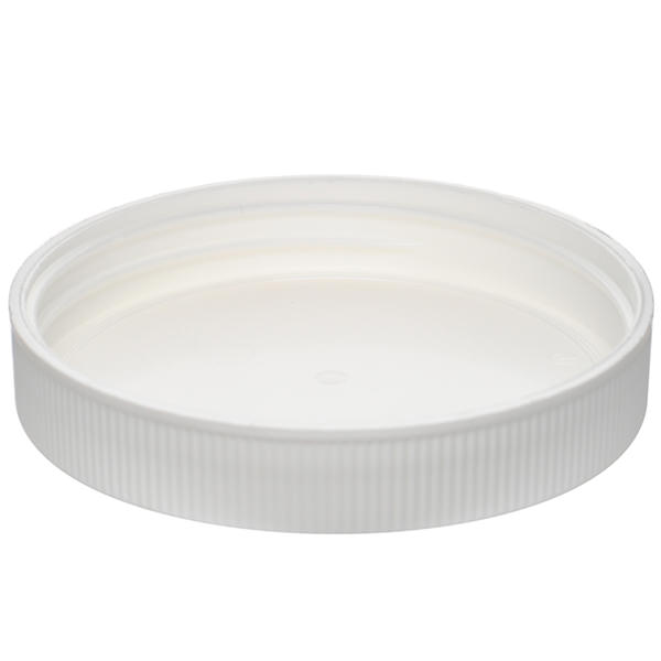 63-400 WHITE SHALLOW FLAT SEAL FINE RIB / MATTE CENTER / RING TOP PP-detail image