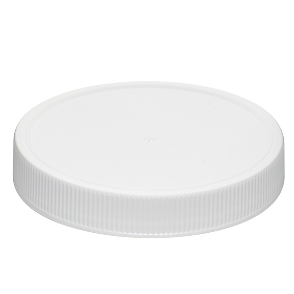 70-400 WHITE SHALLOW SKIRT FLAT SEAL FINE RIB / MATTE CENTER / RING TOP PP